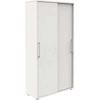 Kerkmann Schiebetürenschrank, 13449310 weiß 4 Fachböden 100,0 x 40,0 x 183,0 cm