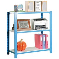 Simonrack Schwerlastregal OFFICCLICK 3 8435104916827 blau, weiß 90,0 x 40,0 x 100,0 cm