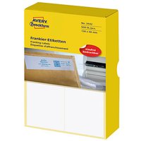 500 AVERY Zweckform Frankieretiketten 3442 weiß 138,0 x 48,0 mm 500 AVERY Zweckform Frankieretiketten 3442 weiß 138,0 x 48,0 mm