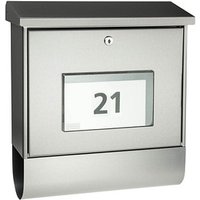 BURG WÄCHTER Briefkasten Malaga 75330 silber BURG WÄCHTER Briefkasten Malaga 75330 silber
