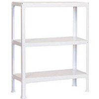Simonrack Schwerlastregal SIMONHOME CLICK PLUS 3 8435104938904 weiß 80,0 x 30,0 x 90,0 cm