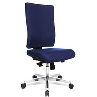 Topstar Bürostuhl Lightstar 20, LS29W0G26 Stoff blau, Gestell alu