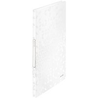 AKTION: LEITZ WOW Sichtbuch DIN A4, 40 Hüllen weiß-metallic, 1 St. mit Prämie nach Registrierung