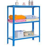 Simonrack Schwerlastregal SIMONHOME CLICK COLOR PLUS 3 8435104940259 blau, weiß 100,0 x 30,0 x 90,0 cm