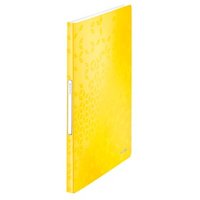 AKTION: LEITZ WOW Sichtbuch DIN A4, 40 Hüllen gelb-metallic, 1 St. mit Prämie nach Registrierung