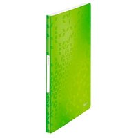 AKTION: LEITZ WOW Sichtbuch DIN A4, 40 Hüllen grün-metallic, 1 St. mit Prämie nach Registrierung