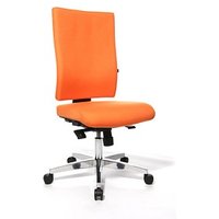 Topstar Bürostuhl Lightstar 20, LS29W0G04 Stoff orange, Gestell alu