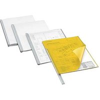 25 DURABLE Klemmschienen transparent DIN A4 90 Blatt