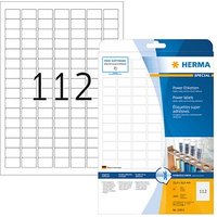 2.800 HERMA Power-Etiketten 10916 weiß 25,4 x 16,9 mm