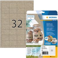 640 HERMA Etiketten braun 48,3 x 33,0 mm
