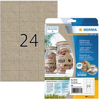 480 HERMA Etiketten braun 70,0 x 36,0 mm