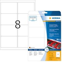 160 HERMA wetterfeste Folienetiketten 4575 weiß 99,1 x 67,7 mm