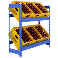 Simonrack Getränkekistenregal SIMONBOTTLE 2 8435104962411 blau 100,0 x 30,0 x 100,0 cm