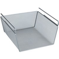 WENKO Einhängekorb M silber 28,0 x 27,5 x 15,0 cm