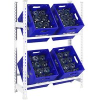 Simonrack Getränkekistenregal SIMONBOTTLE 2 8435104962503 weiß 80,0 x 30,0 x 100,0 cm