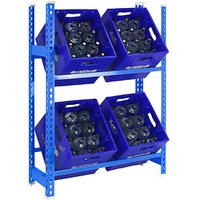 Simonrack Getränkekistenregal SIMONBOTTLE 2 8435104962404 blau 80,0 x 30,0 x 100,0 cm