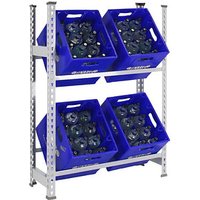 Simonrack Getränkekistenregal SIMONBOTTLE 2 8435104962602 silber 80,0 x 30,0 x 100,0 cm