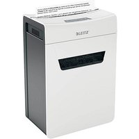LEITZ IQ 6M Protect Premium Aktenvernichter mit Partikelschnitt P-5, 2 x 15 mm, bis 6 Blatt, weiß LEITZ IQ 6M Protect Premium Aktenvernichter mit Partikelschnitt P-5, 2 x 15 mm, bis 6 Blatt, weiß