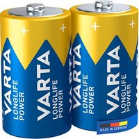 2 VARTA Batterien LONGLIFE Power Mono D 1,5 V 2 VARTA Batterien LONGLIFE Power Mono D 1,5 V