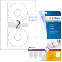 50 HERMA CD-Etiketten 5079 weiß