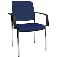 2 Topstar Besucherstühle BtoB 10 BB190A G26 blau Stoff