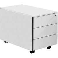 Kerkmann Yukon Rollcontainer lichtgrau 3 Auszüge 42,0 x 80,0 x 54,0 cm