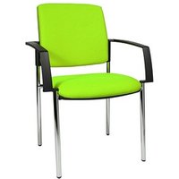 2 Topstar Besucherstühle BtoB 10 BB190A G05 grün Stoff