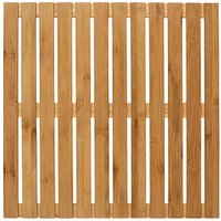 WENKO Badematte Bambus braun 50,0 x 50,0 cm