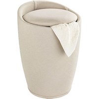 WENKO Badhocker mit Wäschesammler Candy 22834100 beige