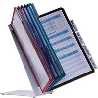 DURABLE Sichttafelsystem VARIO 557000 DIN A4 farbsortiert mit 10 St. Sichttafeln