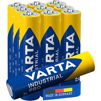 10 VARTA Batterien INDUSTRIAL Micro AAA 1,5 V