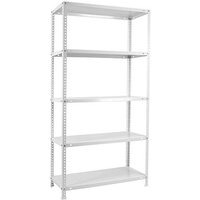 Simonrack Schwerlastregal COMFORT PLUS 5/500 202100014201055 weiß 100,0 x 50,0 x 200,0 cm