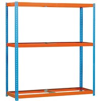 Simonrack Schwerlastregal SIMONFORTE 2406-3 450100045202460 orange, blau 240,0 x 60,0 x 200,0 cm
