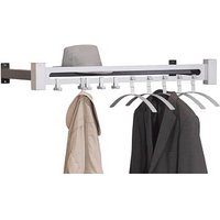 Kerkmann Wandgarderobe Montana 32655114 silber Metall 100,0 x 12,5 cm