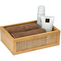 WENKO Allegre L Ordnungsbox braun 22,0 x 15,0 x 7,0 cm