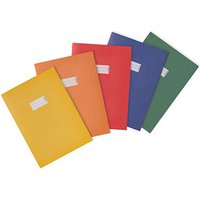 5 HERMA Heftumschläge farbsortiert Papier DIN A4