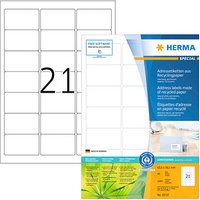 1.680 HERMA Etiketten weiß 63,5 x 38,1 mm