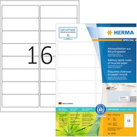 1.280 HERMA Etiketten weiß 99,1 x 33,8 mm