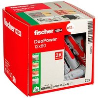 fischer DuoPower 12x60 2K 538253 Universaldübel Ø 12 mm x 60 mm, 25 St. fischer DuoPower 12x60 2K 538253 Universaldübel Ø 12 mm x 60 mm, 25 St.