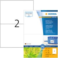 160 HERMA Etiketten weiß 210,0 x 148,0 mm