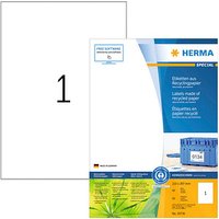80 HERMA Etiketten weiß 297,0 x 210,0 mm