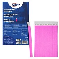 500 AVERY Zweckform Eintrittsbänder pink 500 AVERY Zweckform Eintrittsbänder pink