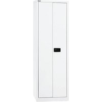 BISLEY Stahlschrank Universal E782A04B6696 verkehrsweiß 60,0 x 40,0 x 195,0 cm, aufgebaut