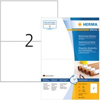 160 HERMA wetterfeste Etiketten weiß 210,0 x 148,0 mm