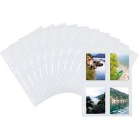250 HERMA Fotosichthüllen Fotophan 9×13 cm weiß genarbt