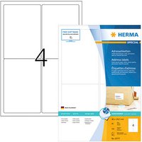 320 HERMA Adressetiketten weiß 96,0 x 139,7 mm