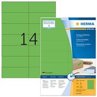 1.400 HERMA Etiketten 4559 grün 105,0 x 42,3 mm