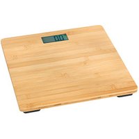WENKO Personenwaage Bambusa braun für max. 180,0 kg