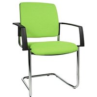 2 Topstar Besucherstühle BtoB 20 BB390A G05 grün Stoff