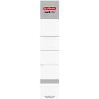 10 herlitz Ordneretiketten maX.file weiß für 5,0 cm Rückenbreite 10 herlitz Ordneretiketten maX.file weiß für 5,0 cm Rückenbreite